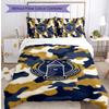 Everton Football Printed 3 Pieces Bedding Set, Comfortable Skin Friendly Bedroom Duvet Cover Set