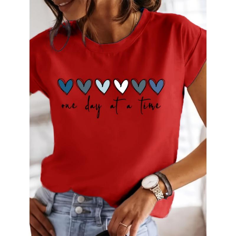 Summer New Women's Plus Size T-shirt Casual Loose Short Sleeved Printed with Mickey Duck Donald Duck and Disney