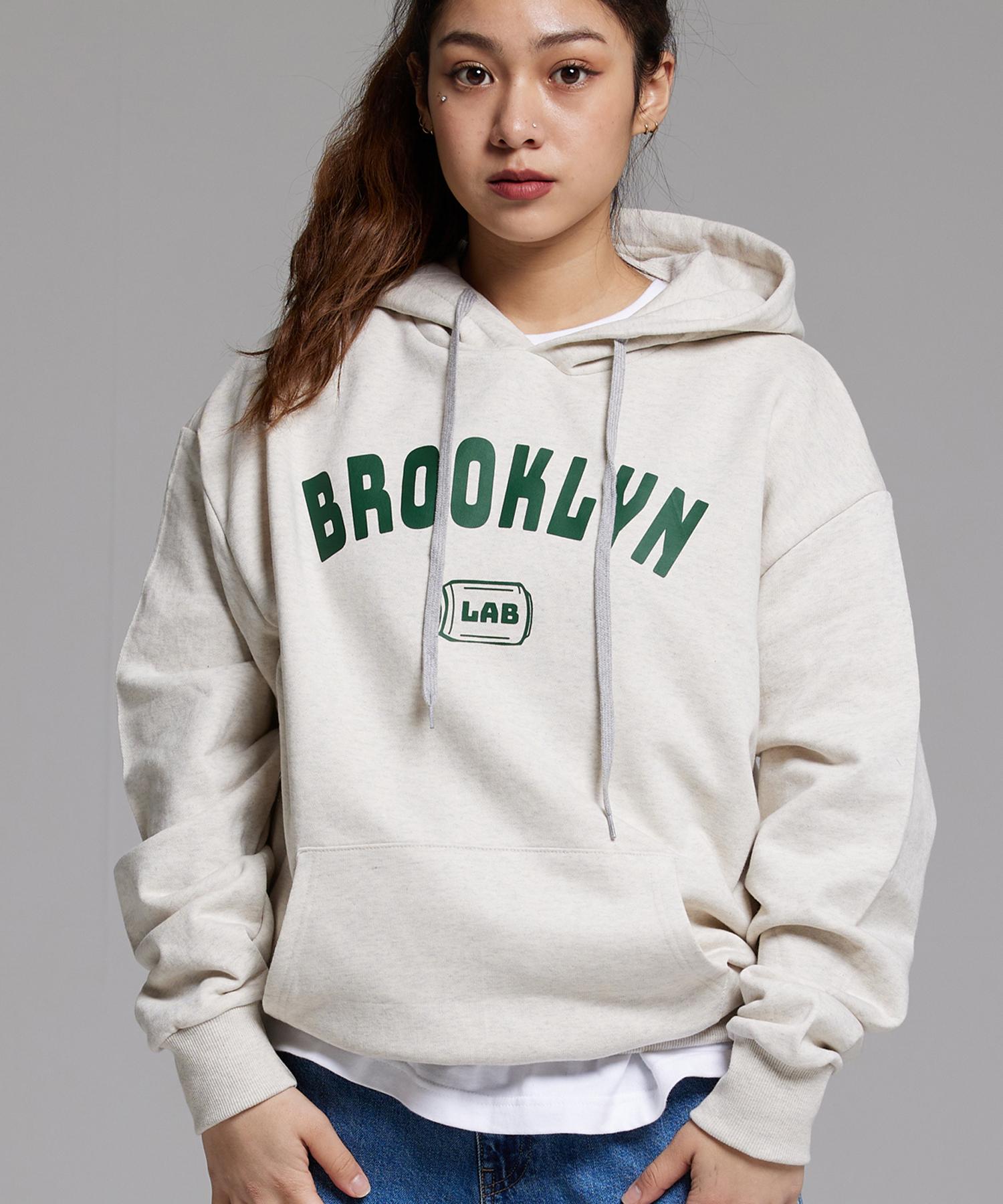 Cream Soda Lab Brooklyn Natural Fit Hoodie Oatmeal Green M