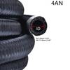 Black 8AN-AN8 Nylon Braided CPE Fuel Hose Oil Fuel Gas Line with CPE Fitting