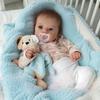 Realistická 19'' 49 cm panenka Reborn Baby Simulation Jemná na dotek látkové tělo Panenky pro novorozence Čistá ruční malba Živé panenky pro děti Hračka před spaním