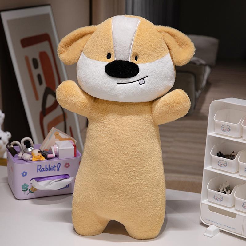 Cartoon Dog Throw Pillow Plush Toy Doll Dog Doll Home Sofa Pillow Children'S Rag Doll