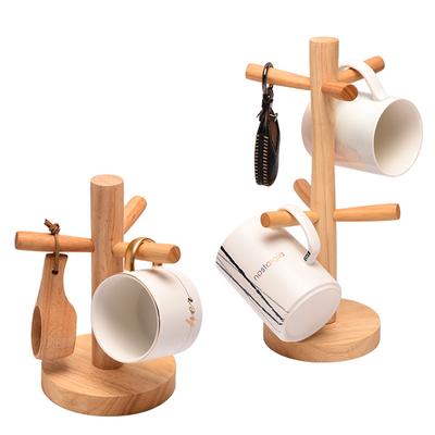 Holzbecherhalter in Baumform, Kaffeetasse, Teetasse, Abtropfgestell, Ständer, Home Kitchen, Becher, Hängedisplay, Organizer, Regal