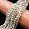 High Quality 8mm Indented Baroque Pearls Imitation Pearl Glass Beads Irregular Loose Pearls for Elegant Design Jewelry DIY