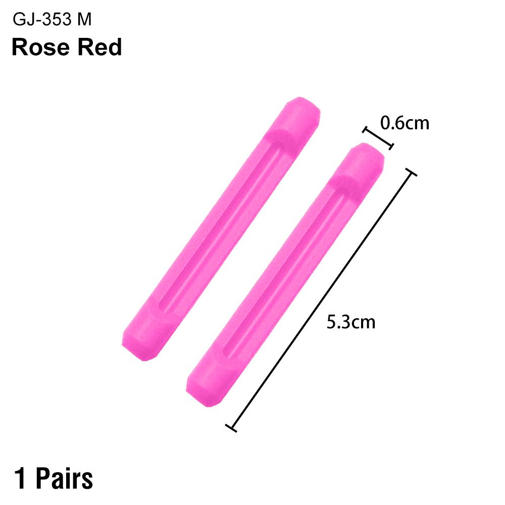 

1 Pairs 5.3X0.6CM Colour Glasses Silicone Anti-Tips Sleeve Ear Hook Sets Leg Safety Retainer For Eyeglass Sunglasses Elastic 0.6CM&3MM