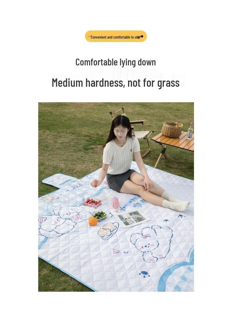 A1R Waterproof Picnic Mat - Thick, Portable Outdoor Ground Cover for Camping, Beach, Lawn, or Spring Outings