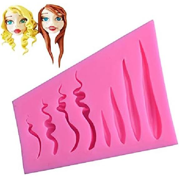 3D Doll Head Baby Face Silicone Cake Molds Model Handmade Soap Clay Plaster Mold Fondant Chocolate Gummy Biscuit Sugar Craft Mould DIY Cake