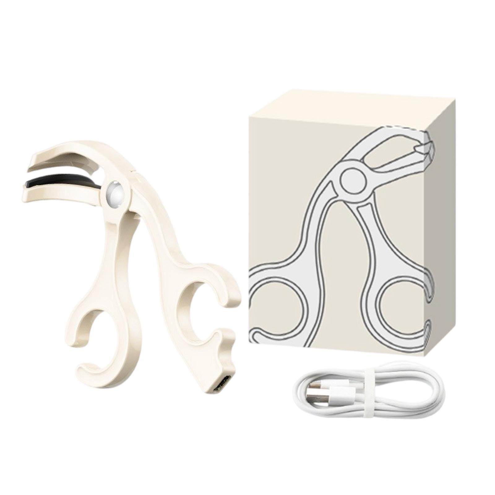 

Электрические щипцы для завивки ресниц, широкоугольные щипцы для завивки ресниц, портативный инструмент для новичков. One Size бежевый