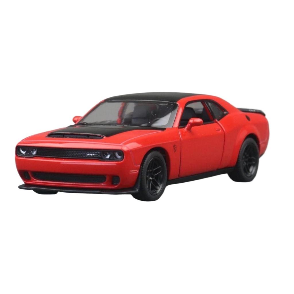 1/40 Dodge Challenger SRT Demon 170 Alloy Diecast Metal Scale Model Car Miniature Car Model Static Collection Kid Toy Car Vehicles
