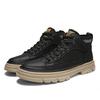 Men's shoes autumn Martin boots high-top British versatile boots winter shoes new retro casual mid-top short boots
