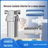 Electroplated Silver Pre-filter Tap & Shower Water Purifier with Activated Carbon