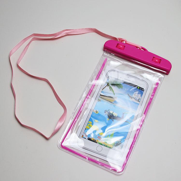 Waterproof Touchscreen Phone Case for Swimming and Diving with Lanyard