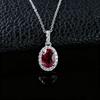 Elegant Diana-Style Ruby Silver Choker Necklace for Women - Perfect for Daily Wear, Anniversaries, or Birthdays