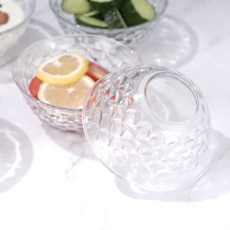 Minimalist Glass Salad Bowl