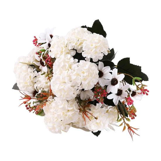 

1 букет искусственных цветов, не выцветающий, декоративный, экологически чистый, полезный, красивый, имитация букета для дома бежевый