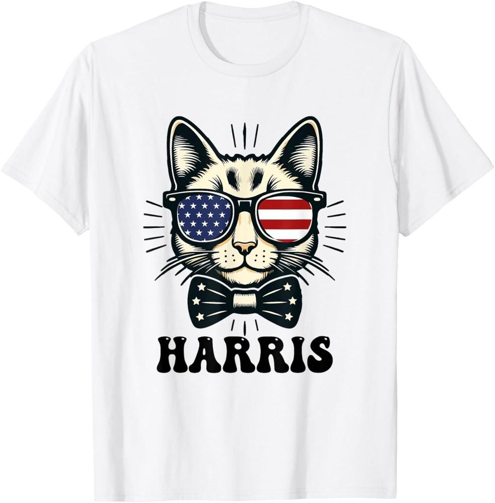 Childless Cat Ladies For Kamala Harris 2024 Election T-Shirt Unisex T-Shirt XXXL