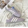 2025 Spring New Taro Purple Training Shoes Are Eye-catching, Color-blocked, Fashionable, Lightweight Board Shoes, Microfiber Leather Material, Brea