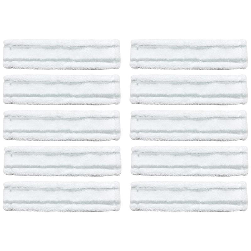 10 Count Washable Mop Cloth Reusable Mop Pad Effective Floor Cleaning Pad Steam Mops Pad Mop Attachments Fibre Texture