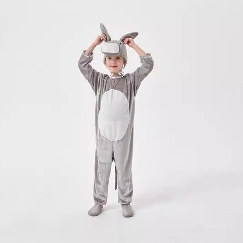 Adorable Kids Donkey Costume For Halloween Cosplay Polyester Material