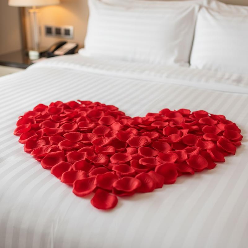 1000Pcs/pack Fake Rose Petals Artificial Flower Petals for Romantic Wedding Decoration Table Centerpiece Party Supplies