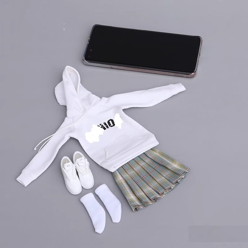 Figure Accessories cdtoys CD017A Beautiful High School Girl JK Hat Hoodie Shoes and Socks Set and Head not [TOYBARJAPAN] 1/6 / Clothes, Skirt, (Body