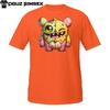 Cute Winking Monster T-Shirt | Pastel Plush Creature With Bell and Fangs