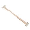 4pcs Face Lift Bands with Clip Women Adjustable Elastic Face Lifting Strap Patch for Hair White