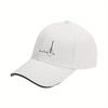 Acoustic Guitar Heartbeat Baseball Cap Adjustable Polyester Music Lovers Casual Hat Adult