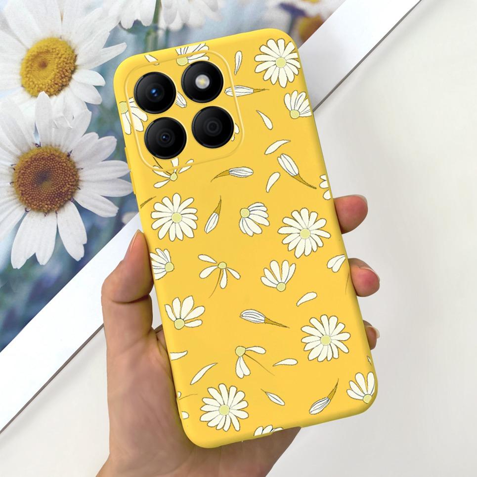 Women Fashion Girly Phone Case For Huawei Honor X9b Honor X8b Coque Funda Flower Pattern Soft Silicone Funda HonorX9b 5G Coques