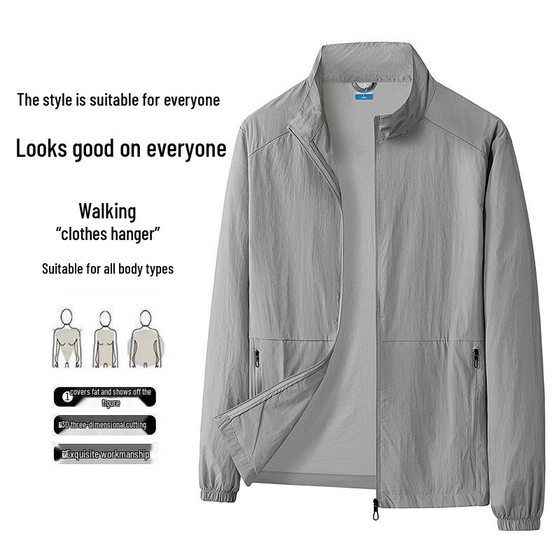 UPF 50+ Breathable Anti-UV Ice Silk Summer Outerwear for Women and Men