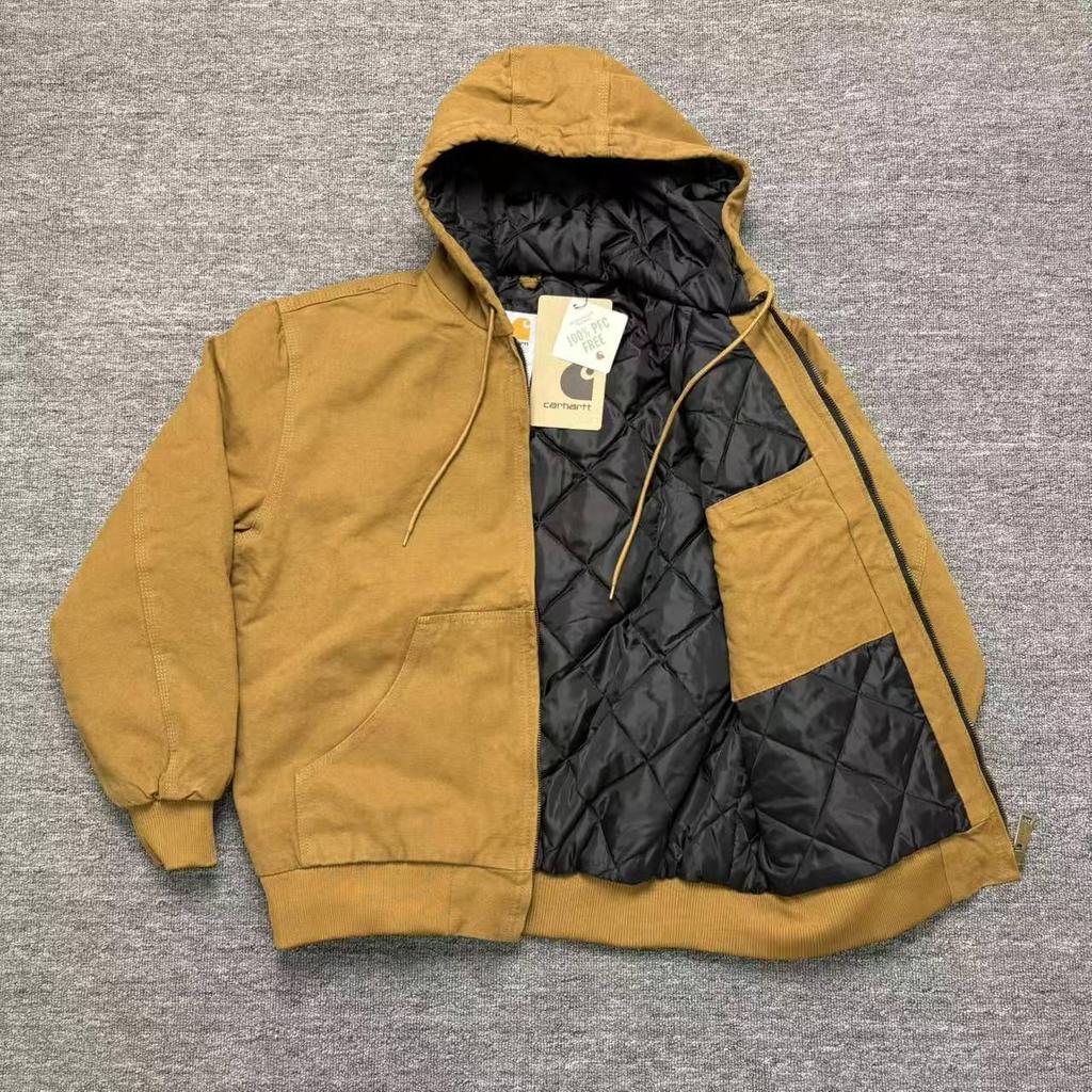 Herren American Retro Gewaschene Arbeitsjacke - Schwerer Detroit Auto Cardigan, Erhältlich in 9 Farben