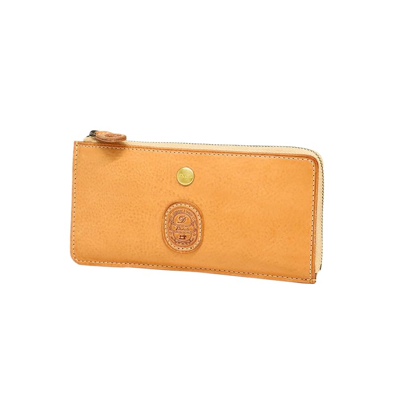 

[Dakota] long wallet L-shaped zipper genuine leather ladies beige DA-31554-42