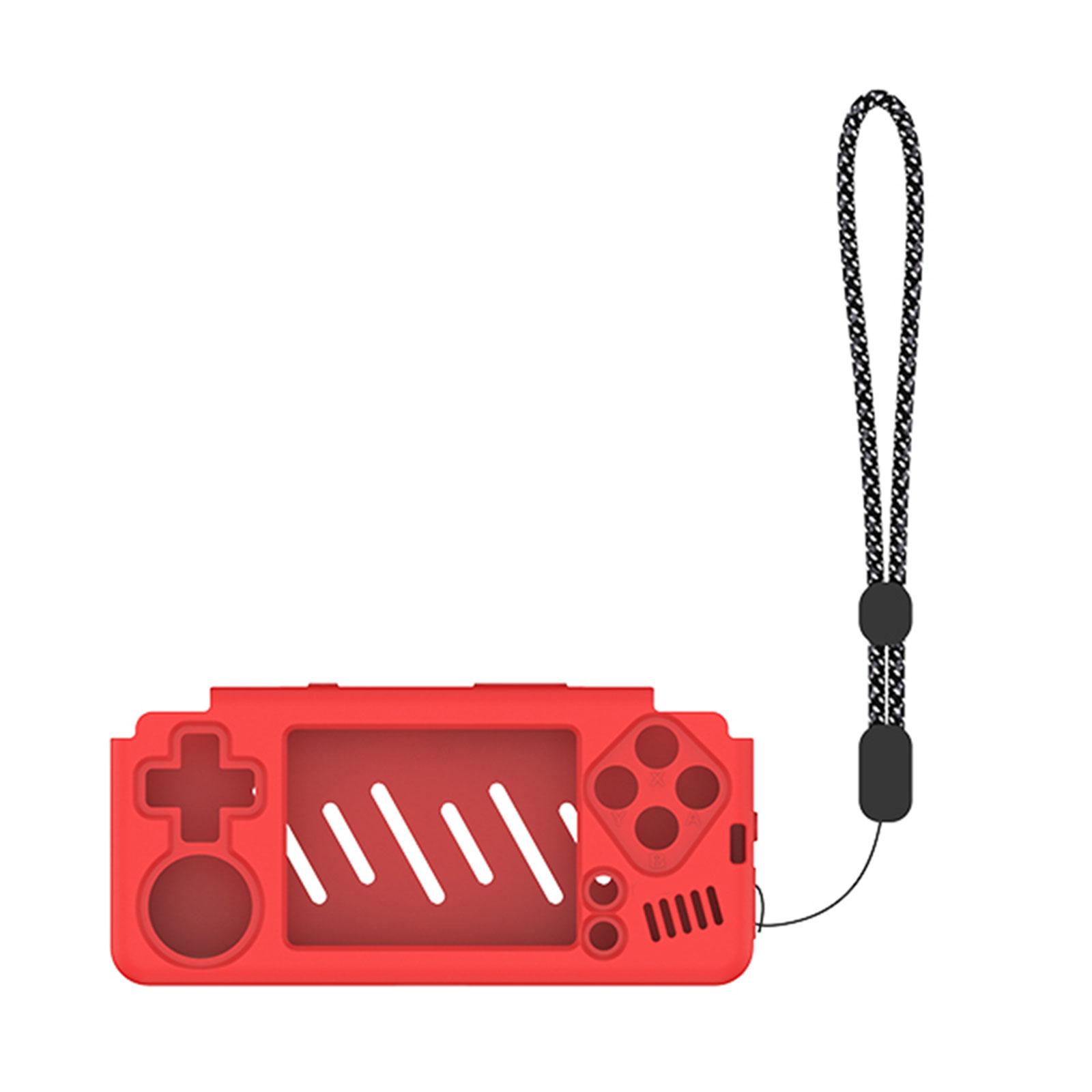 

Защитный чехол из силикона для геймпада Miyoo A30, пылезащитный корпус, водонепроницаемый защитный чехол для консоли красный