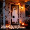 Halloween Glowing Pumpkin Door Hanger Decor for Party Wall Hanging Scary