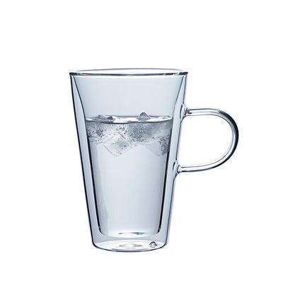 Heat-Resistant Borosilicate Glass Mug with Handle