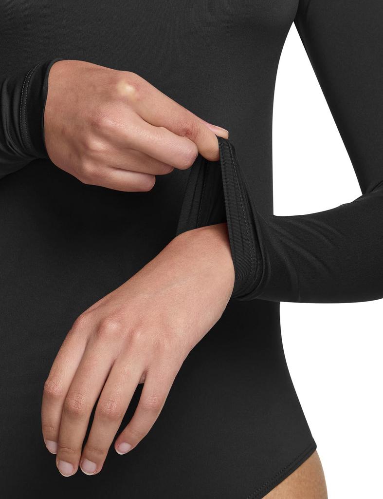 Sports Long Sweat Quick Crew Body High Compression Compression Running Pilates All Yoga [Tesla] Bodysuit, Innerwear, Sleeves, Women's, [Stretchable,