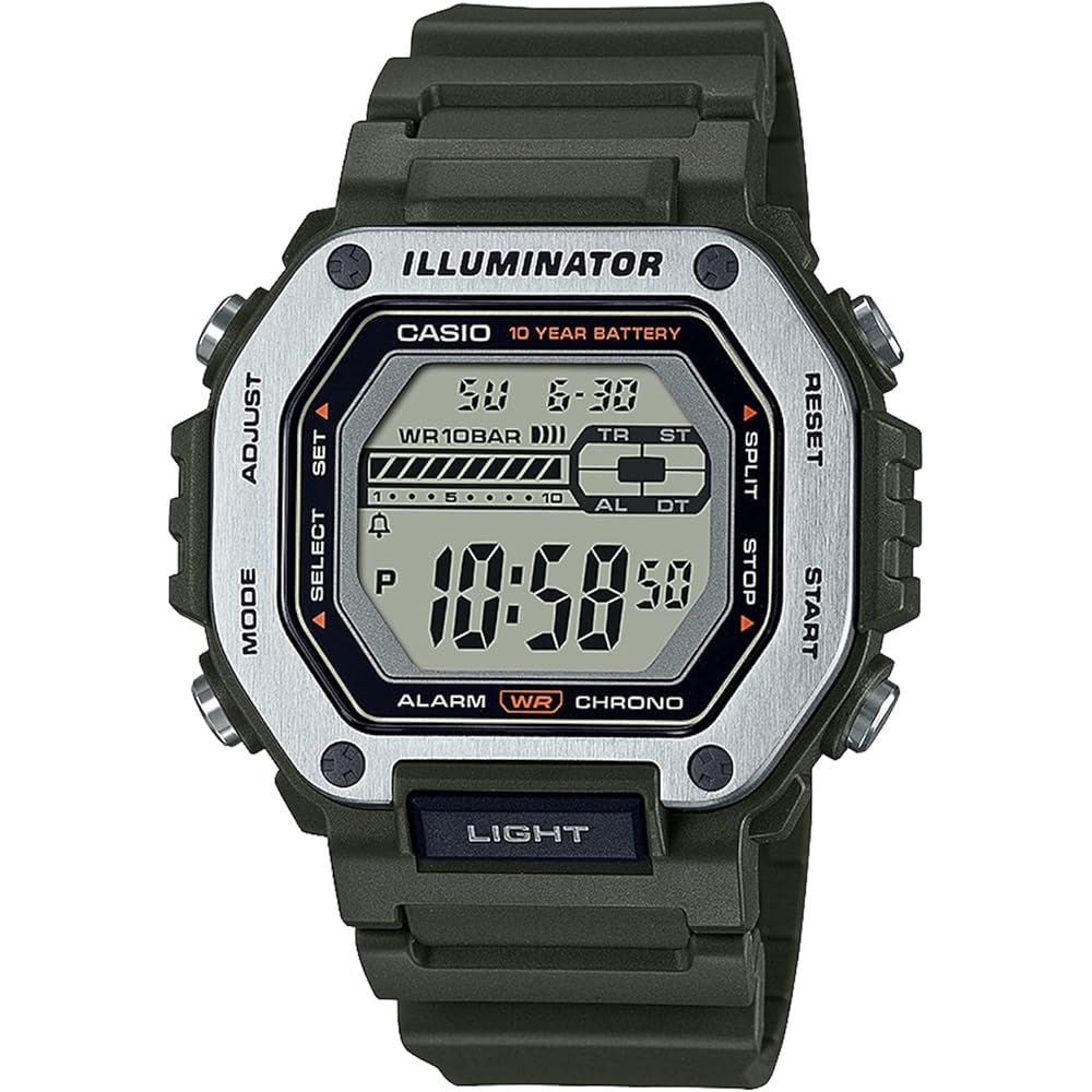 Casio Collection MWD-110H-1AJF Men s Watch Khaki Analog Display Water Resistant