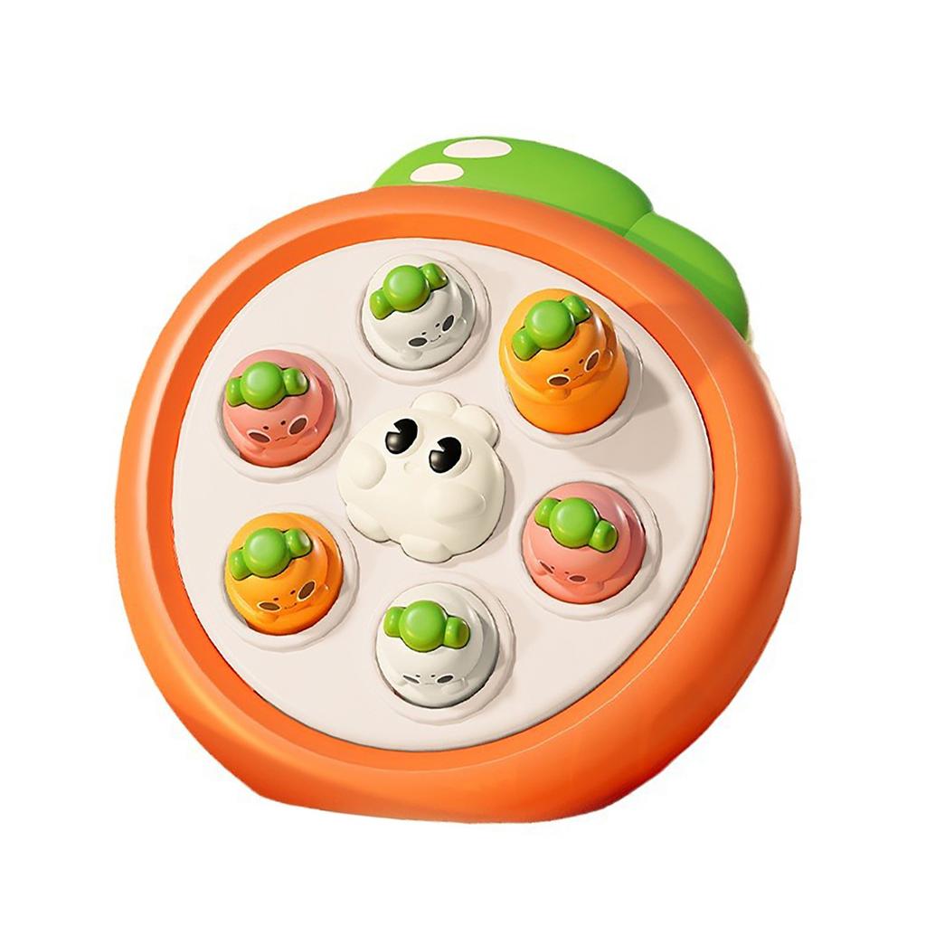 Kids Whack Toy Cartoon Radish Shaped Improve Reactivity Pounding Interactive Educational Toy