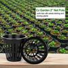 2 Inch Hydroponic Net Cups Plant Baskets for Indoor Outdoor Gardening Water Planting Garden Pots Plant Mesh Basket