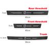 1/4/5Pcs Carbon Fiber Sticker Car Threshold Protective Film For Volvo Rdesign Polestar AWD V50 S60 XC60 XC90 V60 S80 S90 V90 V70