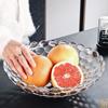 Glanas Glass Fruit & Snack Plate