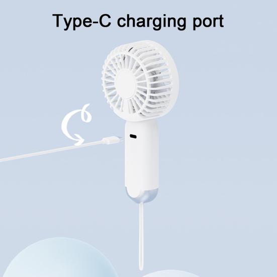 Portable Handheld Fan with 3 Speed Strong Wind Mini Personal Fan with Carrying