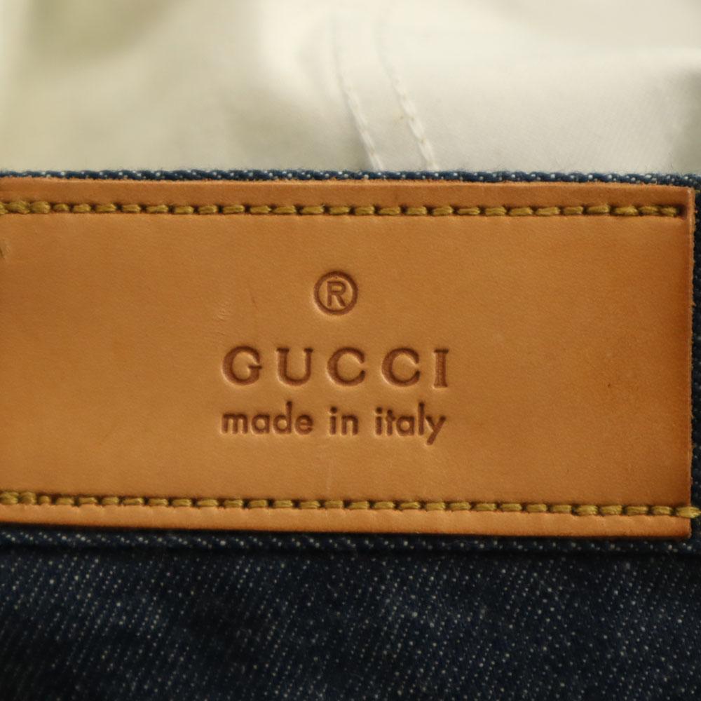 Gucci Made In Italy Denim Pants 46 Navy Men's Used