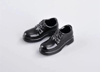 [TOYBARJAPAN] 112 Action Figure Accessory ZYTOYS ZY6007 Female High School Student Leather-Style Black Shoes (Body and Stockingssocks Not Included)
