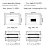 Automatic Urinal Flusher Kit: 6V Solenoid Valve & Battery Box with Sensor Accessories