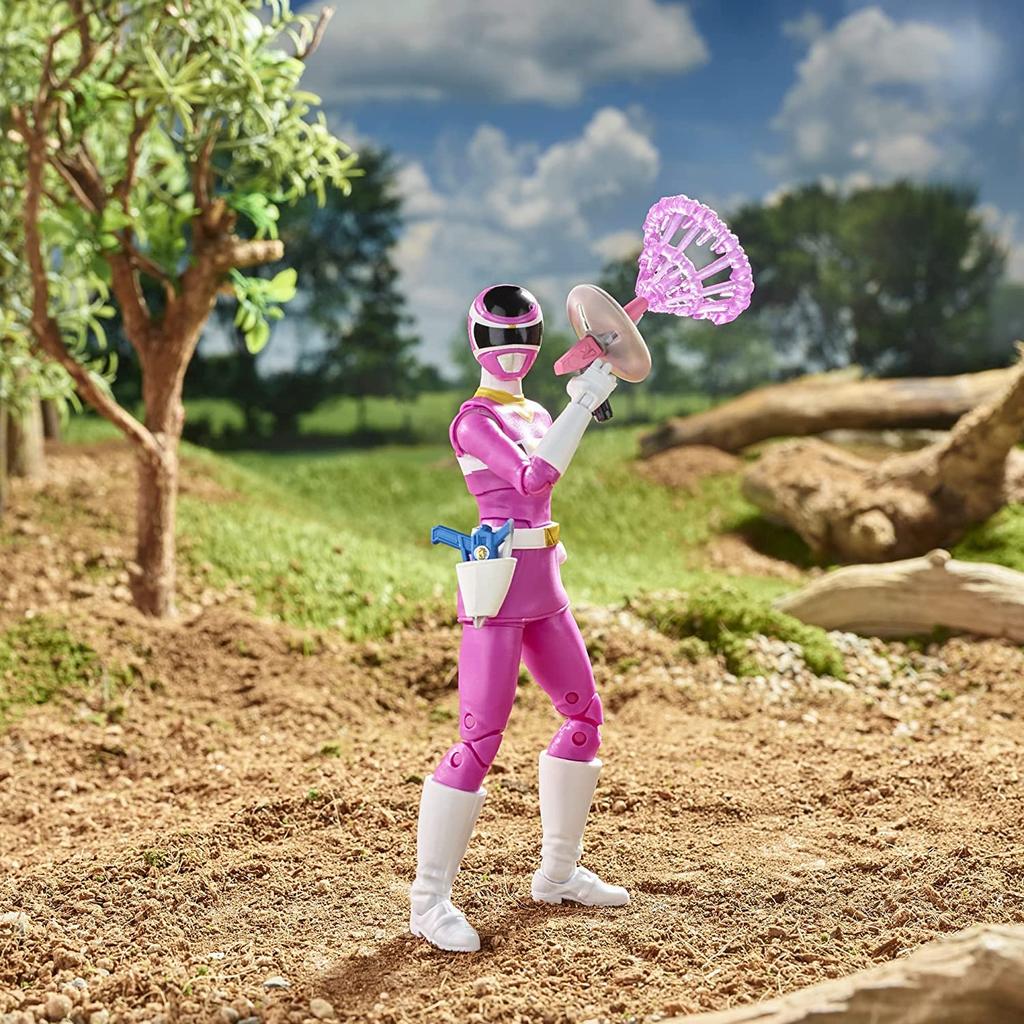Hasbro Power Rangers Lightning Collection Action Figure Pink RANGERS 2022 LIGHTNING COLLECTION IN SPACE PINK RANGER Denji Sentai Mega Ranger Mega Pink