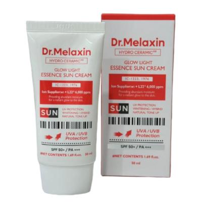 Dr. Melaxin Hydro Ceramic Essence Tonalisante Écran Solaire SPF50+ 50ml x2 Hydratation Repulpant