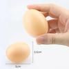 Fake Eggs Toys for Children Kitchen Simulation Egg Model DIY Painting Fun Doodle Plastic Egg Decoration Kids Educational Toy