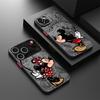 Case for iPhone 17 Pro Max 7 8 SE 11 14 16 Plus 12 17e 13 Mini 15 Air XS XR Back Phone Cover Cute Minnie Mickey