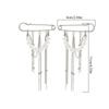 Imitation Pearl Tassel Brooch Detachable Button Clasps Trouser Leg Decorative Brooch Adjustable Jean Fit Tighten Buckle
